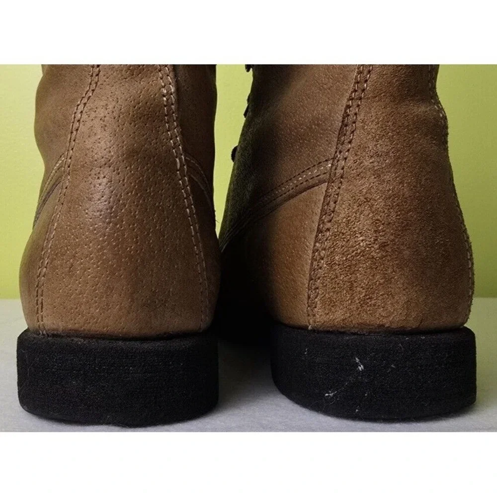 Vintage Wolverine Made In USA Boar Hide Men's Boots Boarhide Size 10 M Pigskin